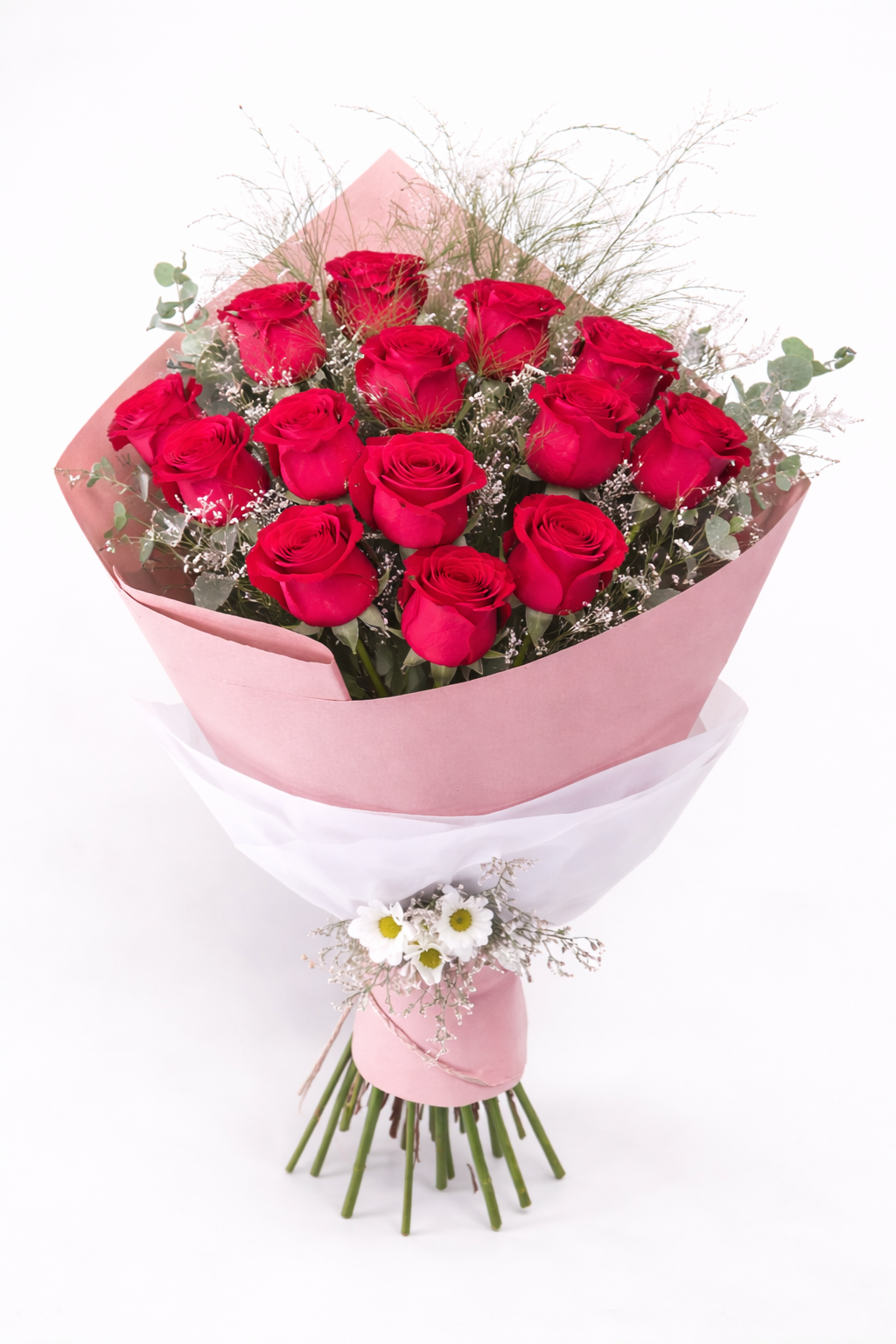 Ramo de 12 Rosas Redondo - Image 3