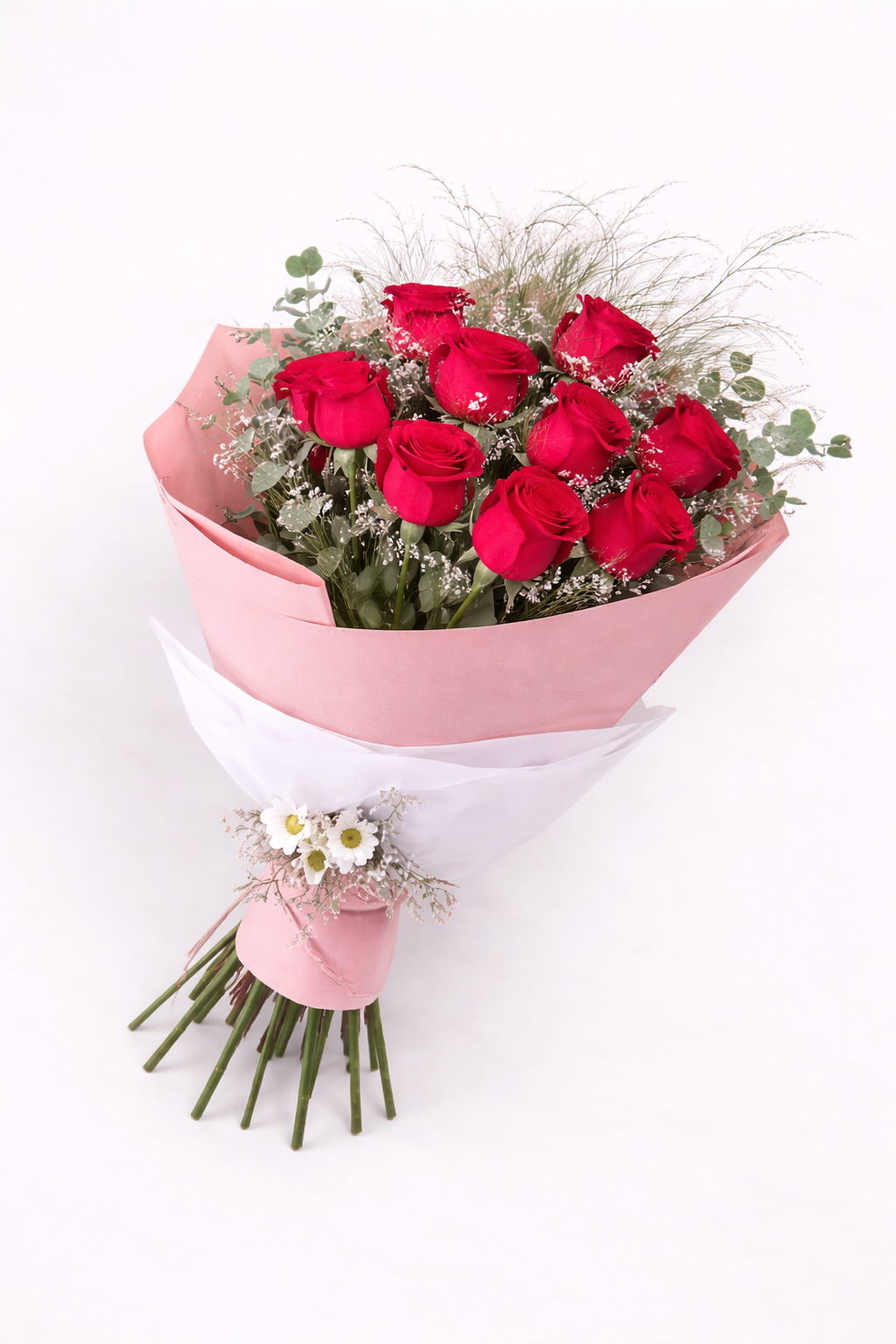 Ramo de 12 Rosas Redondo - Image 2