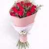Ramo redondo de doce rosas de Flores Dany.